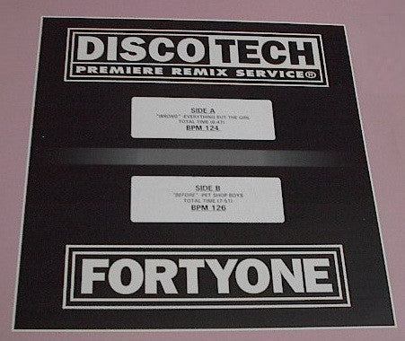 Various : DiscoTech FortyOne (3x12", Comp, Promo)
