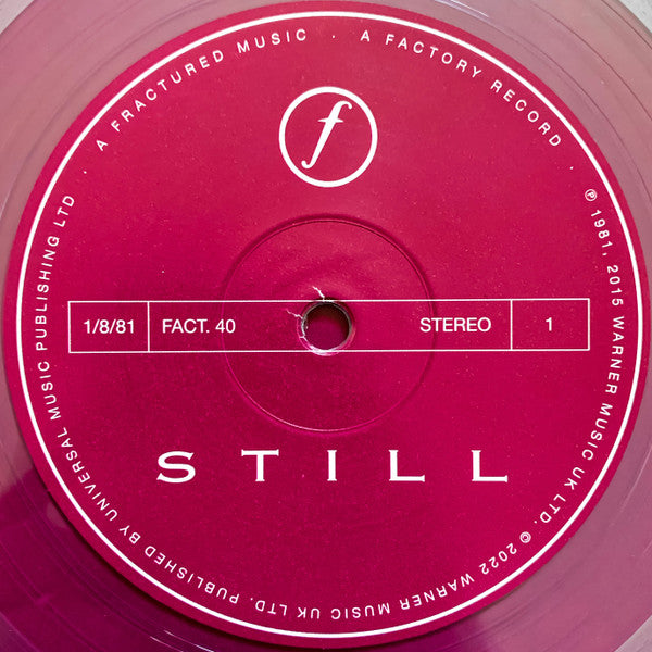 Joy Division : Still (2xLP, Album, Ltd, RE, RM, RP, Cle)
