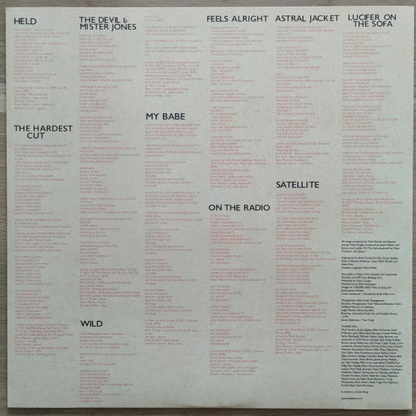 Spoon : Lucifer On The Sofa (LP, Album, Ltd, Ora)