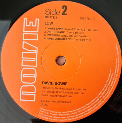 David Bowie : Low (LP, Album, RE, RM, RP)