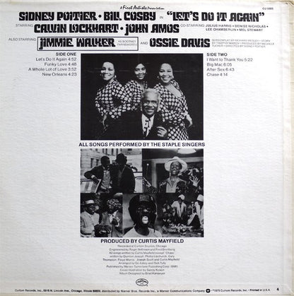 The Staple Singers : Let's Do It Again (Original Soundtrack) (LP, Album)