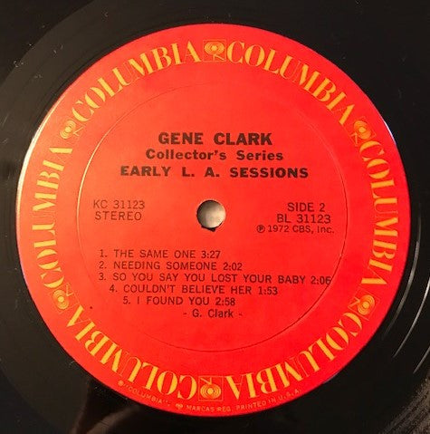 Gene Clark : Collector's Series: Early L.A. Sessions (LP, Album)