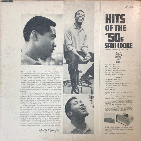 Sam Cooke : Hits Of The 50's (LP)