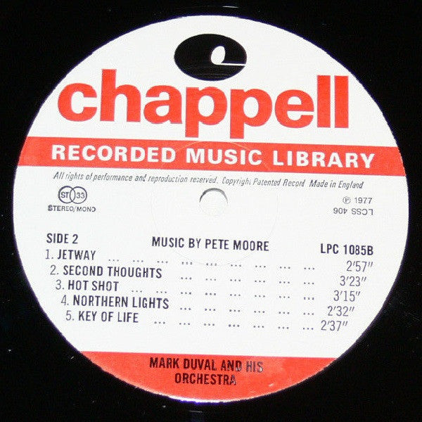 Mark Duval And His Music : Music By Pete Moore (LP)