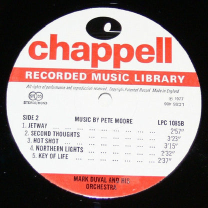Mark Duval And His Music : Music By Pete Moore (LP)