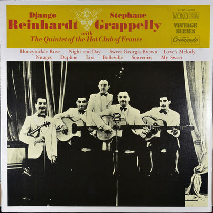 Django Reinhardt & Stéphane Grappelli With Quintette Du Hot Club De France : The Quintet Of The Hot Club Of France (LP, Mono, RP)