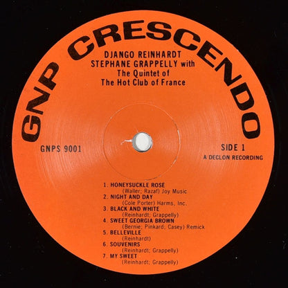 Django Reinhardt & Stéphane Grappelli With Quintette Du Hot Club De France : The Quintet Of The Hot Club Of France (LP, Mono, RP)