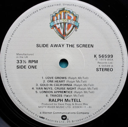 Ralph McTell : Slide Away The Screen (LP, Album)