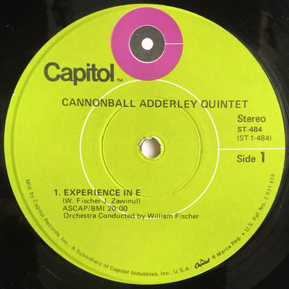 The Cannonball Adderley Quintet & Orchestra : The Cannonball Adderley Quintet & Orchestra (LP, Album, Win)
