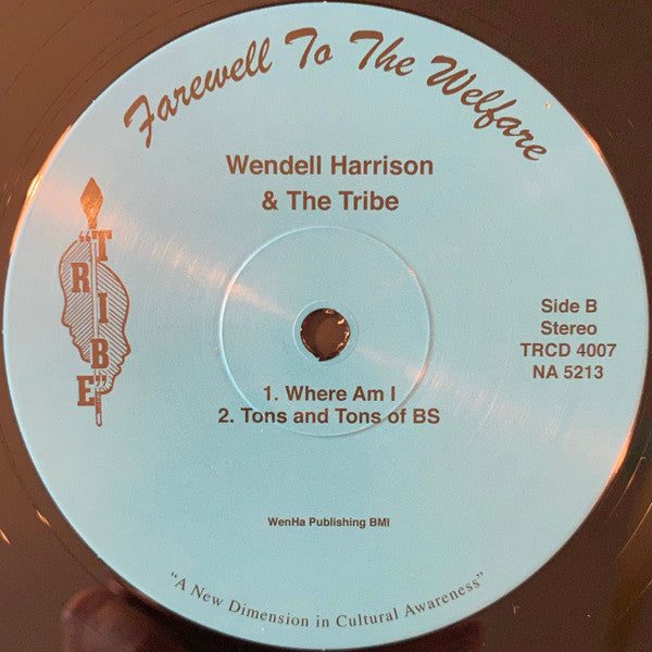 Wendell Harrison : Farewell To The Welfare (LP, Album, RM)