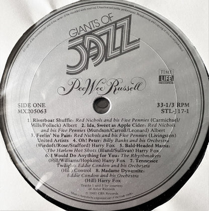 Pee Wee Russell : Giants Of Jazz: Pee Wee Russell (3xLP, Comp + Box)