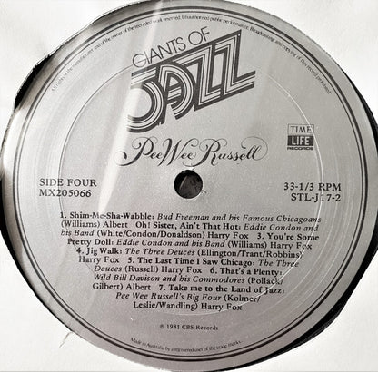 Pee Wee Russell : Giants Of Jazz: Pee Wee Russell (3xLP, Comp + Box)
