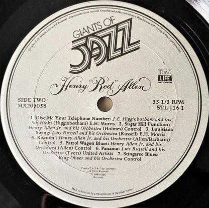 Henry "Red" Allen : Giants Of Jazz: Henry "Red" Allen (3xLP, Comp + Box)