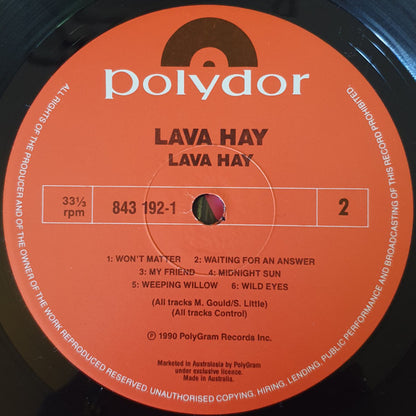 Lava Hay : Lava Hay (LP, Album)