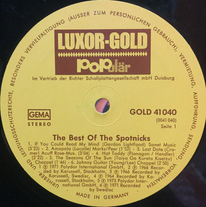 The Spotnicks : The Best Of The Spotnicks (LP, Comp)