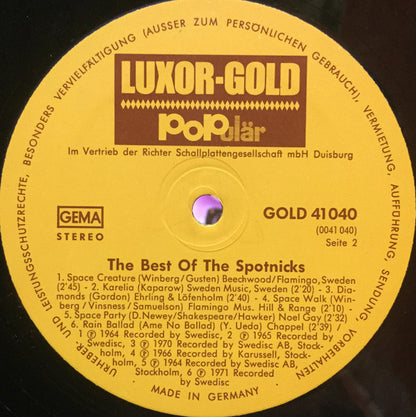 The Spotnicks : The Best Of The Spotnicks (LP, Comp)