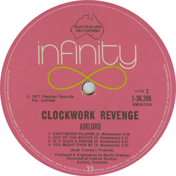 Airlord : Clockwork Revenge (LP, Album)