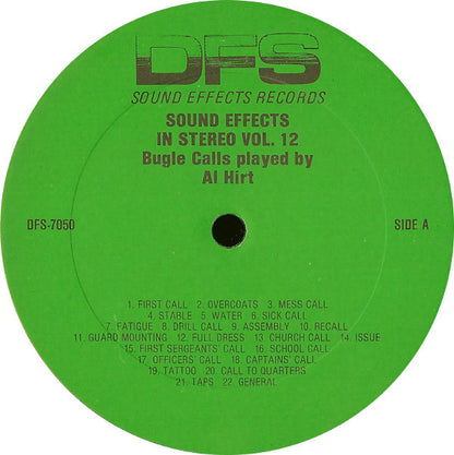 Al Hirt : Sound Effects Volume 12 - Bugle Calls (LP, Album)