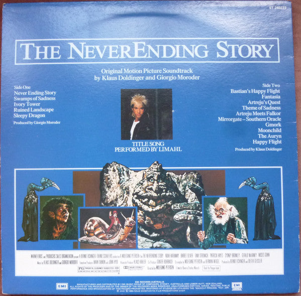 Klaus Doldinger And Giorgio Moroder : The NeverEnding Story (Original Motion Picture Soundtrack) (LP, Album)