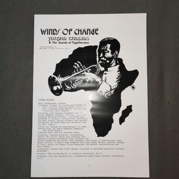 Jothan Callins & The Sounds Of Togetherness : Winds Of Change (LP)