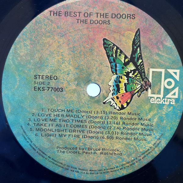 The Doors : The Best Of Doors (LP, Comp)