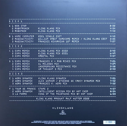 Kraftwerk : Remixes (3xLP, Comp, RE, 180)