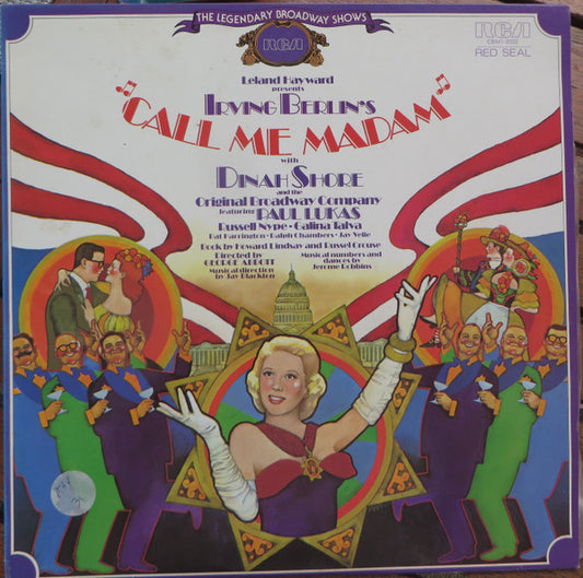 Dinah Shore : Call Me Madam - Original Show Album (LP, Album)