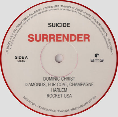 Suicide : Surrender (2xLP, Comp, Ltd, Red)