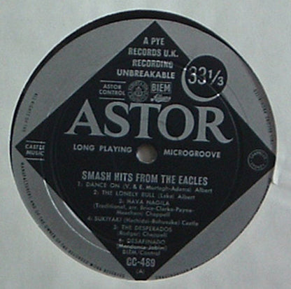 The Eagles : Smash Hits From The Eagles (LP, Album, Mono)