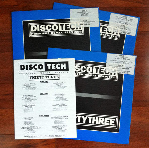 Various : DiscoTech ThirtyThree (3x12", Comp, Promo)