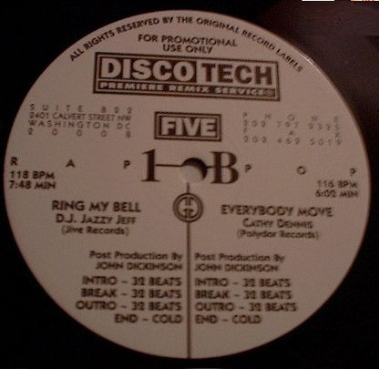 Various : DiscoTech Five (2x12", Comp, Promo)