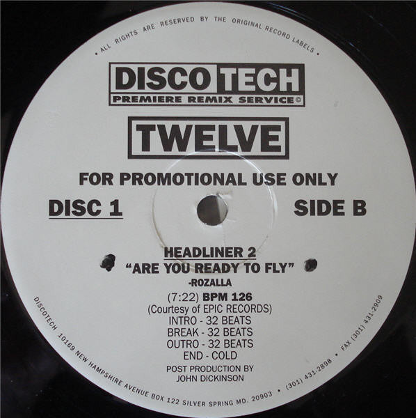 Various : DiscoTech Twelve (3x12", Comp, Promo)