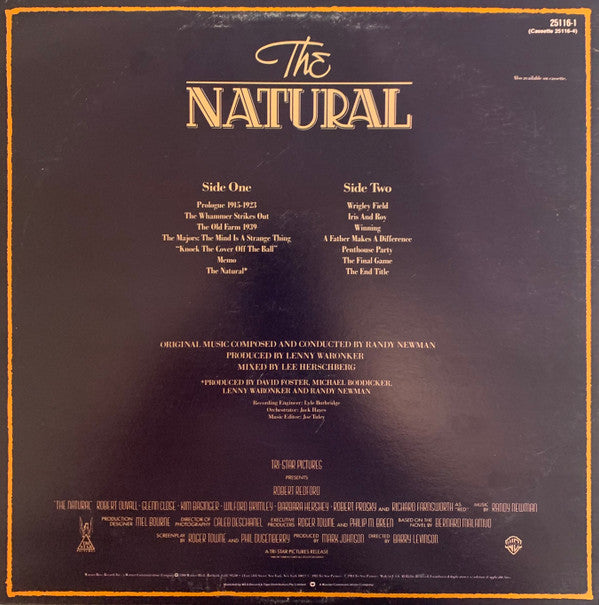 Randy Newman : The Natural (LP, Album)