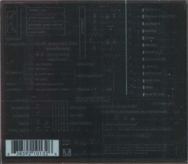 Tool (2) : Lateralus (HDCD, Album, M/Print)