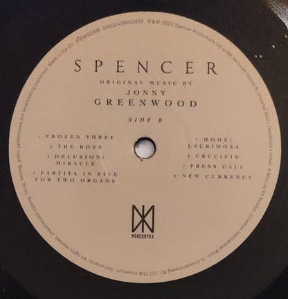 Jonny Greenwood : Spencer (Original Motion Picture Soundtrack) (LP, Album)
