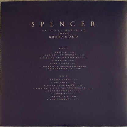 Jonny Greenwood : Spencer (Original Motion Picture Soundtrack) (LP, Album)
