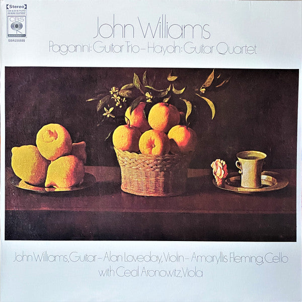 John Williams (7), Niccolò Paganini, Joseph Haydn : Paganini: Guitar Trio - Haydn: Guitar Quartet (LP, Album)