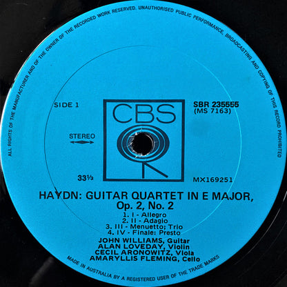John Williams (7), Niccolò Paganini, Joseph Haydn : Paganini: Guitar Trio - Haydn: Guitar Quartet (LP, Album)