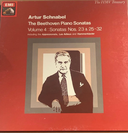 Artur Schnabel / Ludwig van Beethoven : The Beethoven Piano Sonatas Volume 4: Sonatas Nos. 23 & 25-32 (4xLP, Comp, Mono + Box)