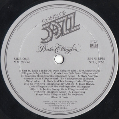 Duke Ellington : Giants Of Jazz - Duke Ellington (3xLP, Comp + Box, RE)