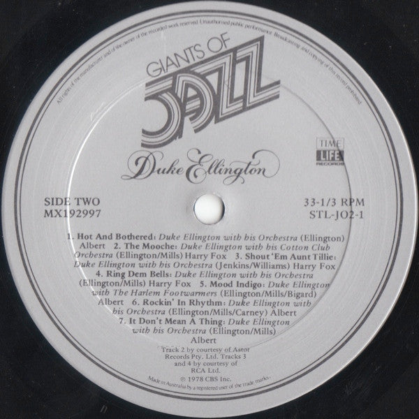 Duke Ellington : Giants Of Jazz - Duke Ellington (3xLP, Comp + Box, RE)