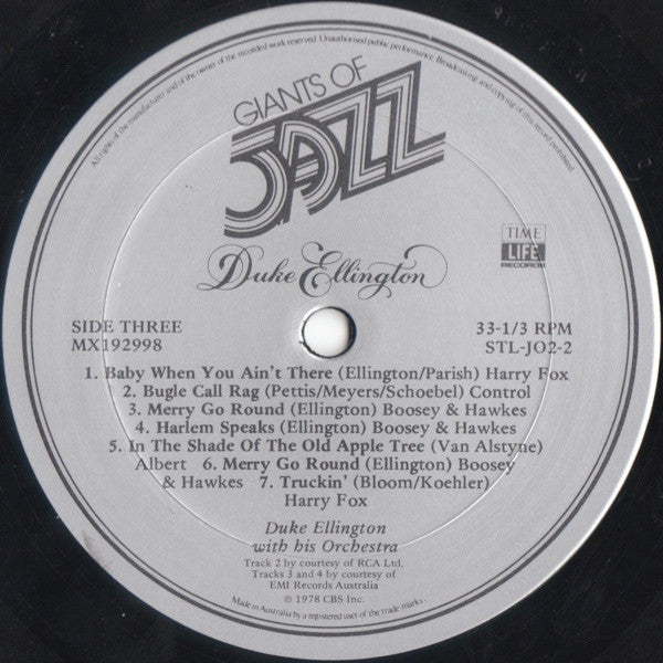 Duke Ellington : Giants Of Jazz - Duke Ellington (3xLP, Comp + Box, RE)