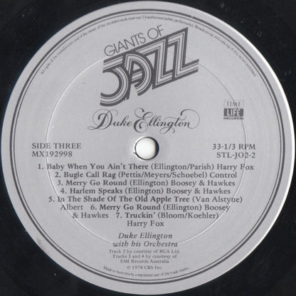 Duke Ellington : Giants Of Jazz - Duke Ellington (3xLP, Comp + Box, RE)