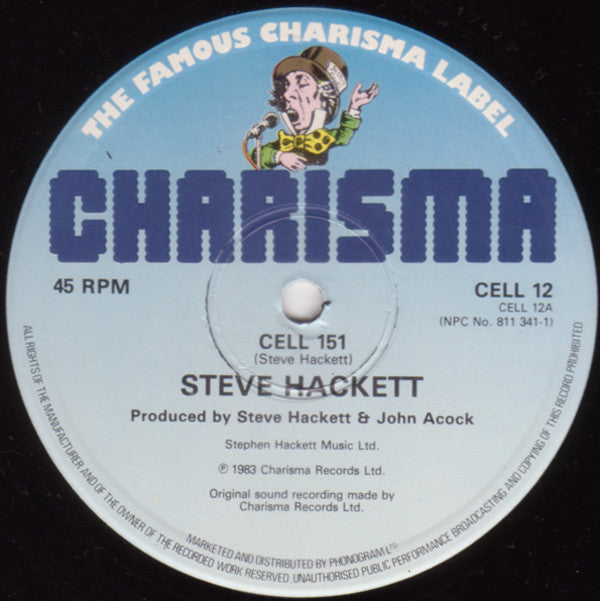 Steve Hackett : Cell 151 (12", EP)