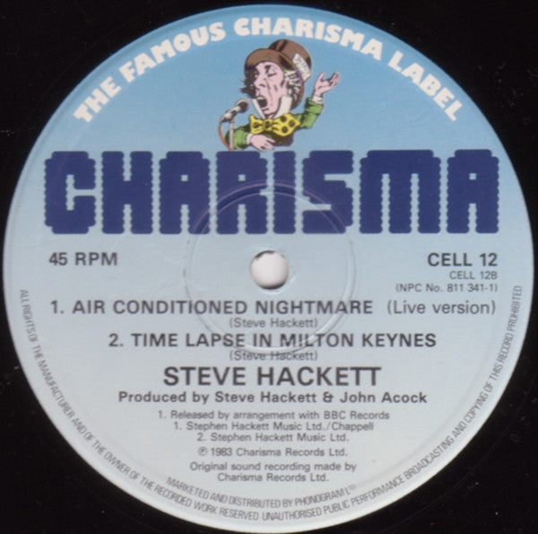 Steve Hackett : Cell 151 (12", EP)