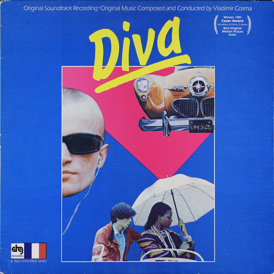 Vladimir Cosma : Diva (Original Soundtrack Recording) (LP, Album, Aud)