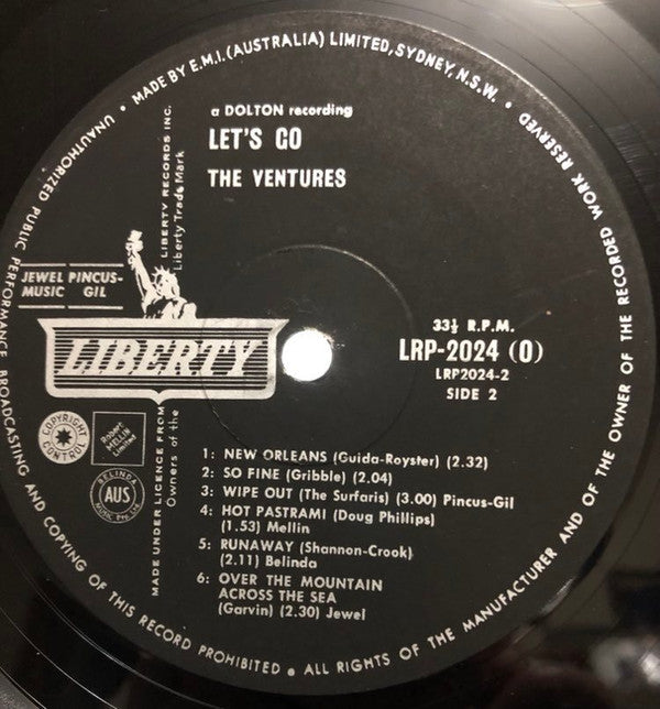 The Ventures : Let's Go! (LP, Album, Mono)
