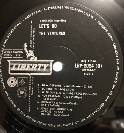The Ventures : Let's Go! (LP, Album, Mono)