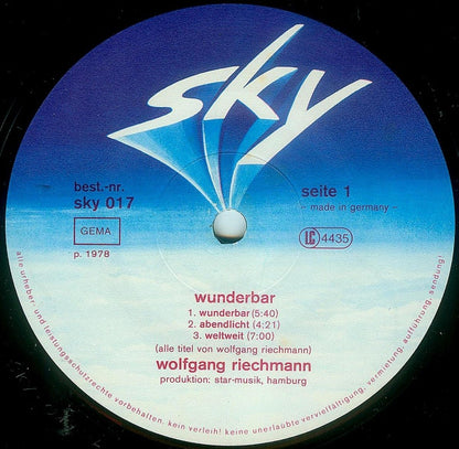 Wolfgang Riechmann : Wunderbar (LP, Album)