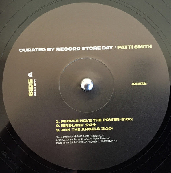 Patti Smith : Curated By Record Store Day (2xLP, Comp)